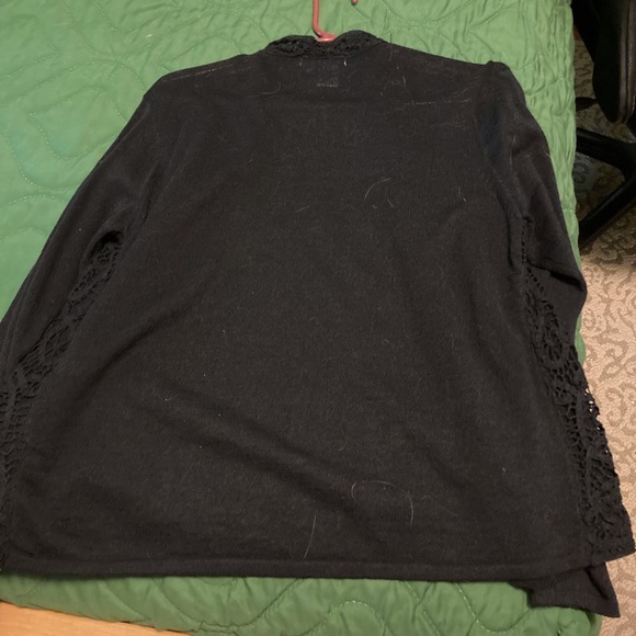 Medium Coldwater Creek lace embellished sweater - Picture 3 of 7